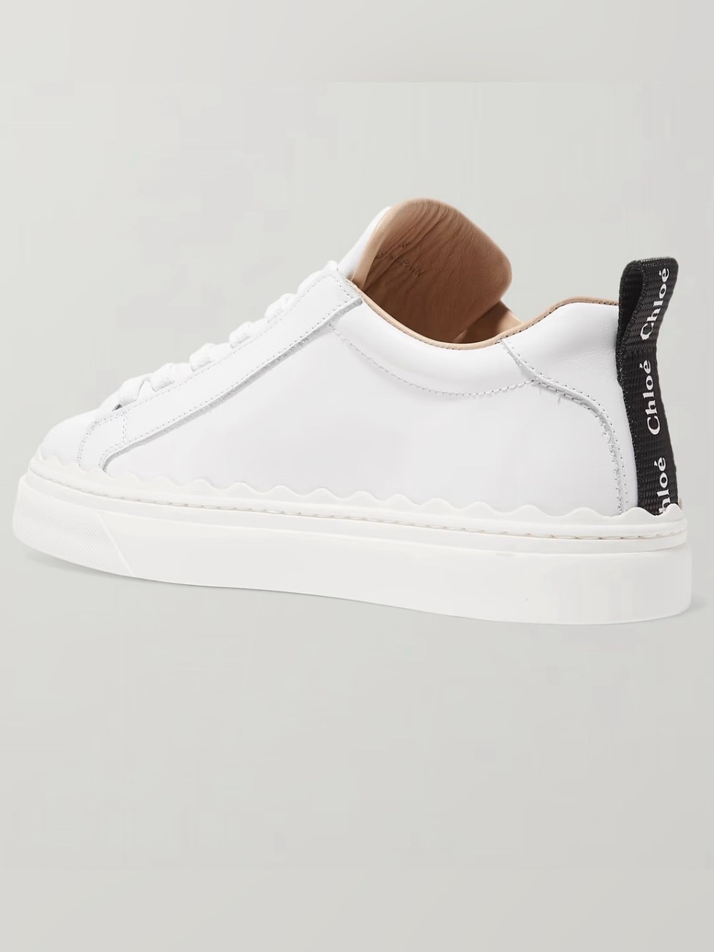 Chloe Lauren Sneaker White Size 37EU / 6.5 - Picture 3 of 12